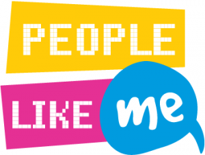 People Like Me logo visual identity